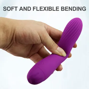 10 Modes Vibrator Soft Silicone Dildo Realistic Penis Rechargable G-spot Clitoral Stimulator Female Masturbation Adult Sex Toys 2