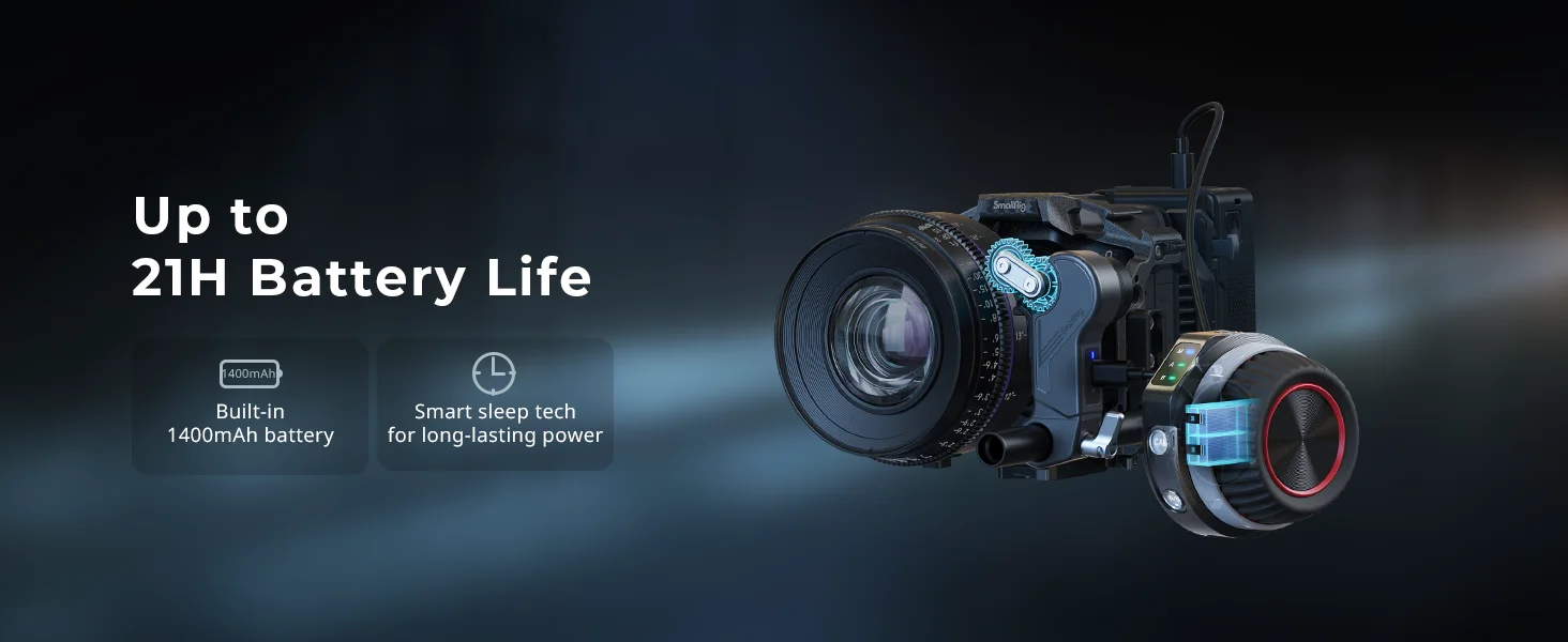 Description Picture 6 of itemSmallRig Wireless Follow Focus Kit Lite for Precise and Low-Latency Focusing Video Shooting 21H Standby Time for Zoom Lens 4296