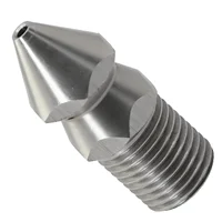1/4"M BSP Pressure Washer Drain Sewer Cleaning Pipe Jetter Spray Nozzle 4 Jet Suitable For Pipe Cleaning Machine 2