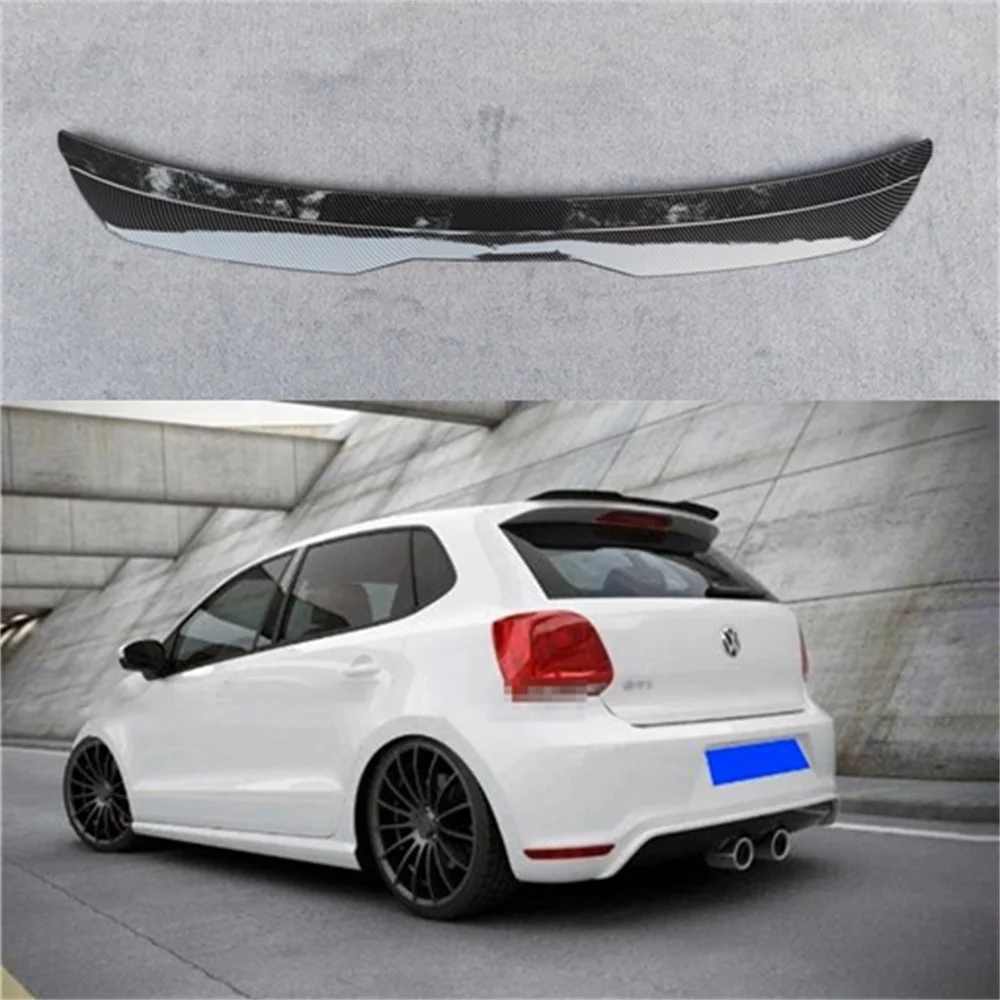 

Задний спойлер на крышу для VW POLO MK5 GTI/R-LINE, спойлер на крыло для Polo MK5 6R 6C, спойлеры на заднее стекло из АБС-пластика