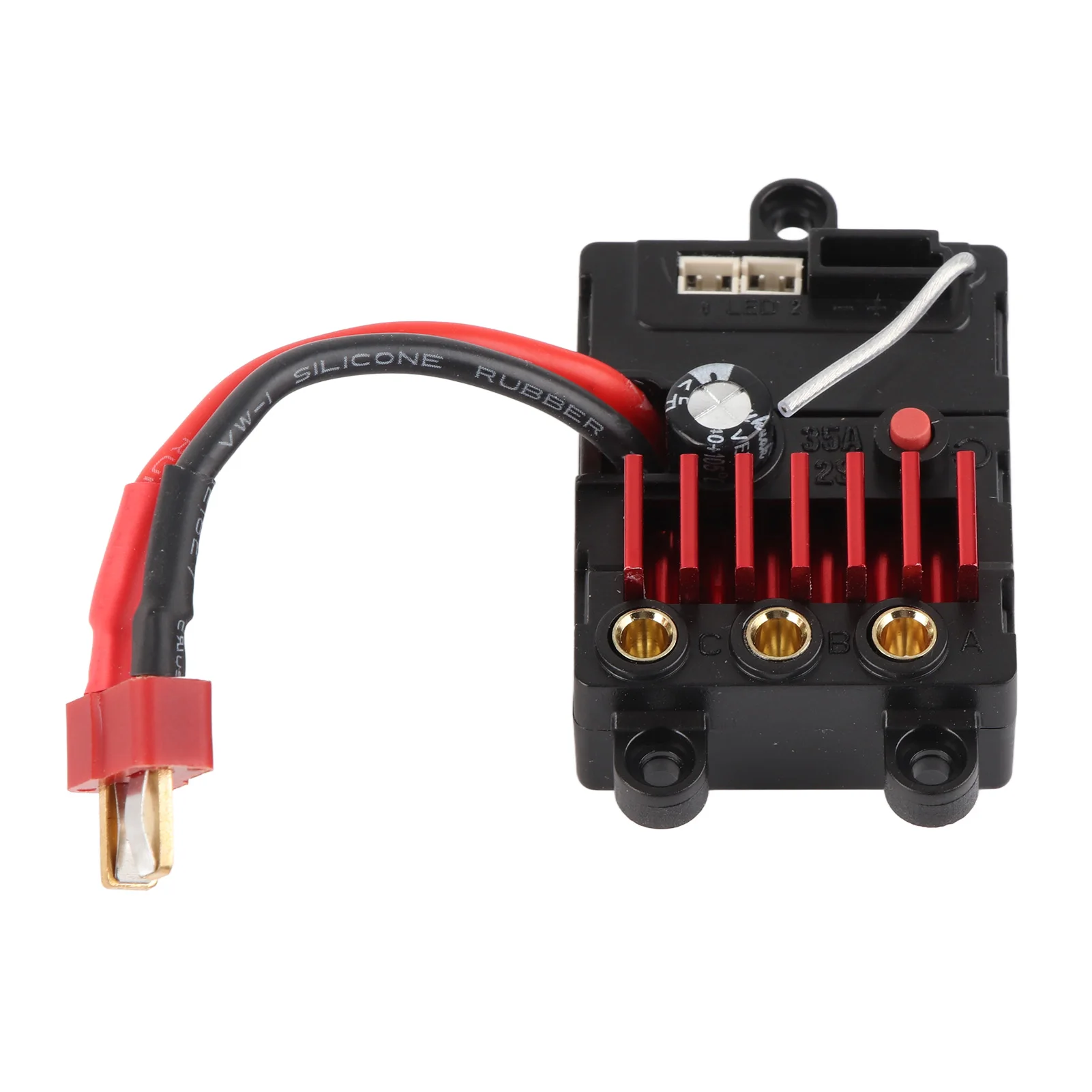 Régulateur de Vitesse ESC Brushless 35A 2S pour SCY 16103 1/16, avec ventilateur et bornes