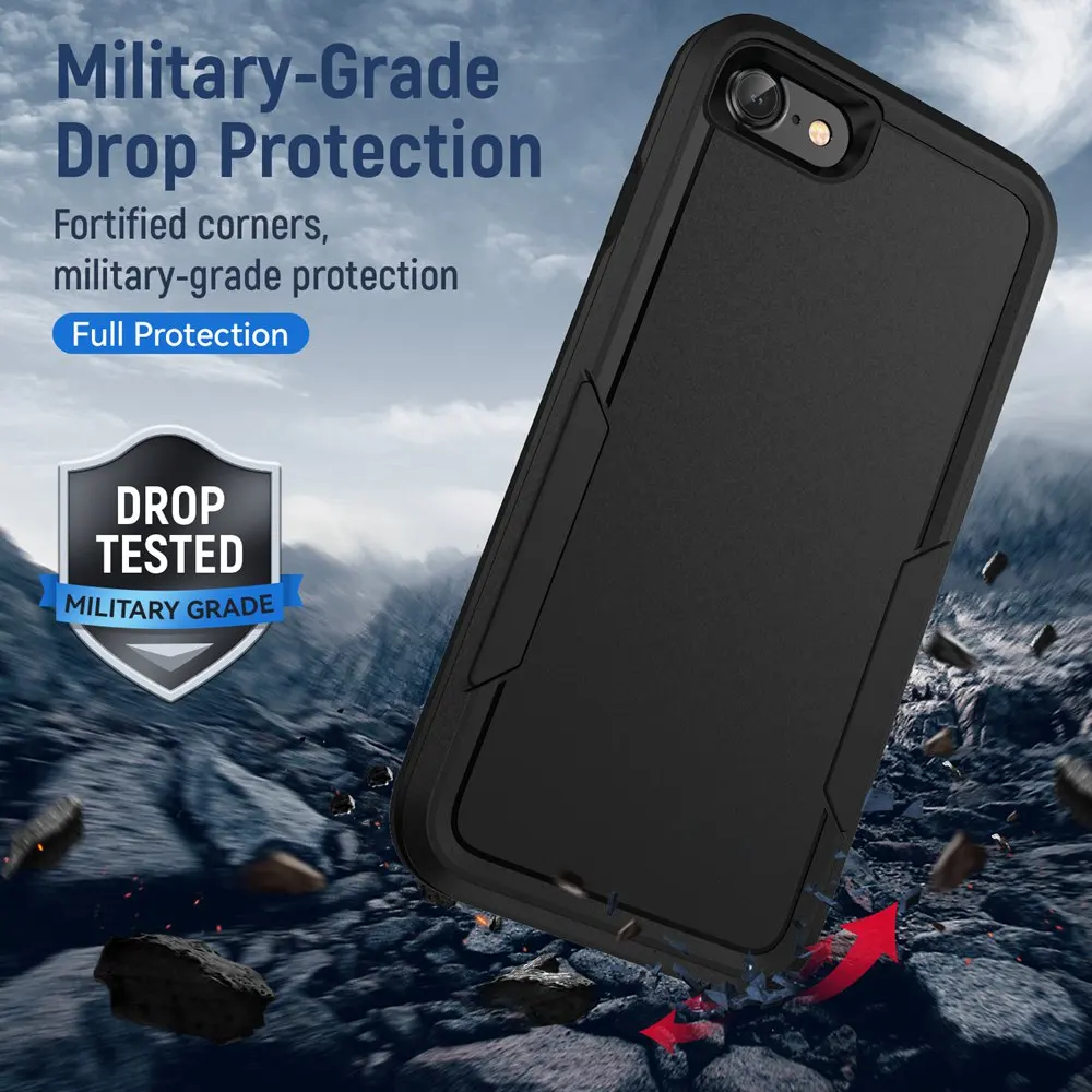iPhone SE 3 Case Shockproof Hybrid Case Dual Layer Design Hard Cover For iPhone SE 2 /iPhone 6/6S/7/8 Plus Cases phone case