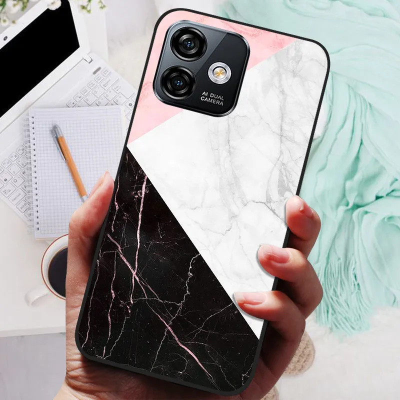 Soft TPU Silicone Shockproof Phone Case Bumper - 6.52 Protective Cover