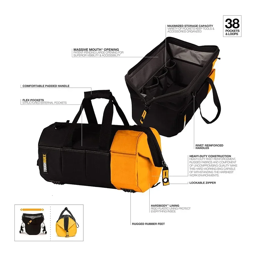 TOUGHBUILT TB-60-16/TB-60-20/TB-60-26 16インチ/20インチ/26 TOUGHBUILT TB-60-16/TB-60-20/TB-60-26 16インチ/20インチ/26