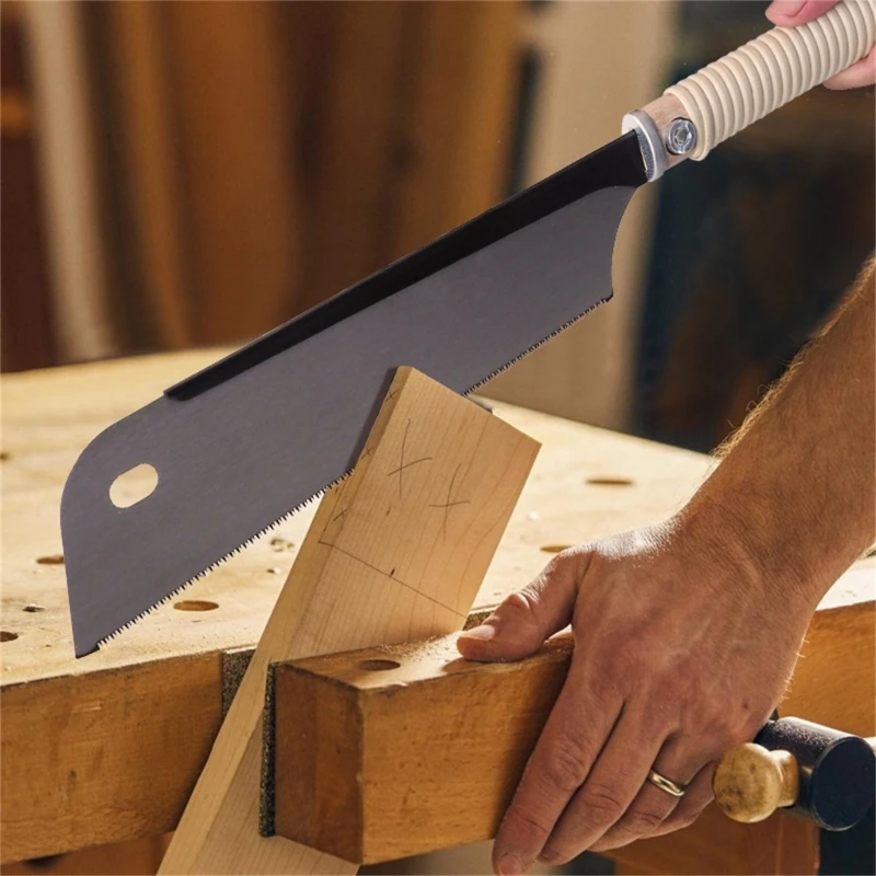 Japanese Pull Saw SK5 Double/Single Edges Hand Saw for Woodworking Efficient Hand Tool Carbon Steel Flexible Cut Teeth