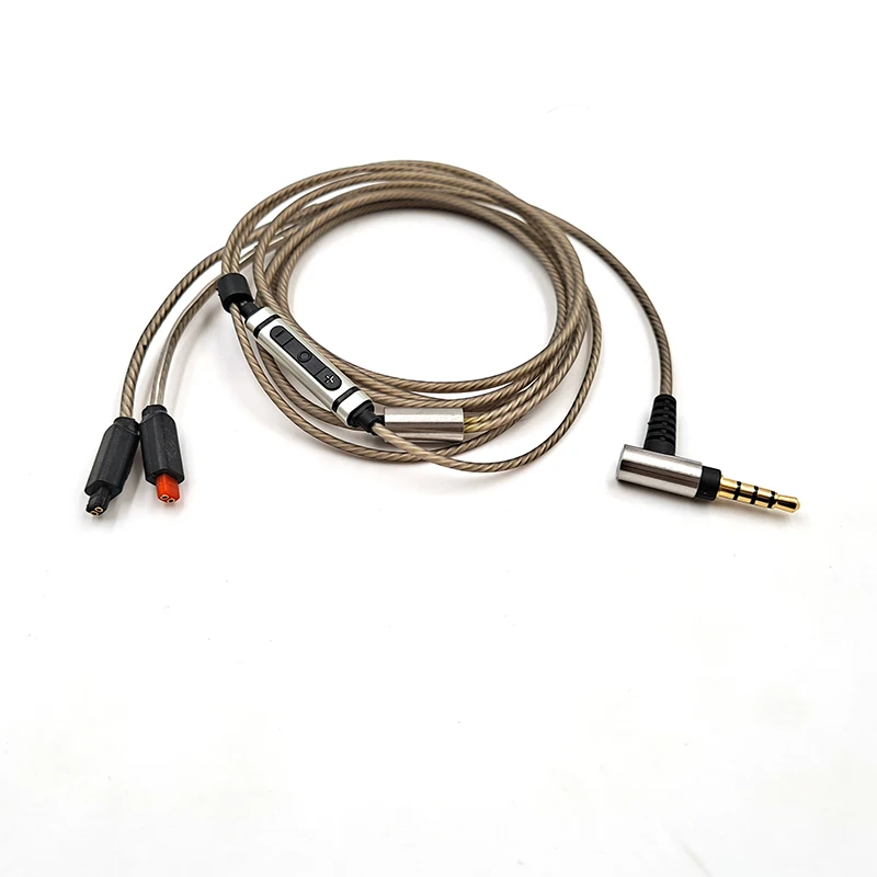 

For Audio Technica ATH-IM50 IM70 IM01 IM03 IM02 IM04 Earphone Replaceable 3.5mm Silver Plated Upgrade Cable
