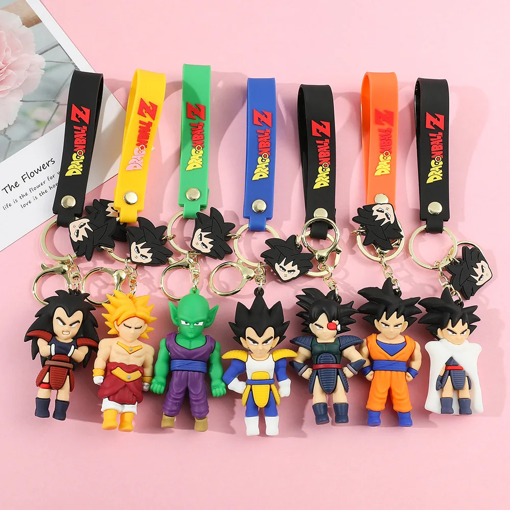 Anime DRAGON BALL Z Figures Goku Vegeta Piccolo Raditz Broli Rubber