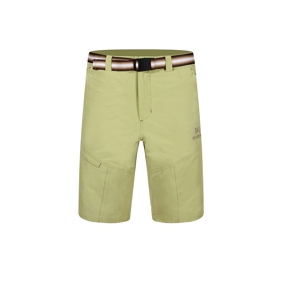 Men Solid Color Shorts Outdoor Breathable Hiking Shorts Jogging Fitness Trousers Quick Dry Gyms Polyester Sport Short Pants