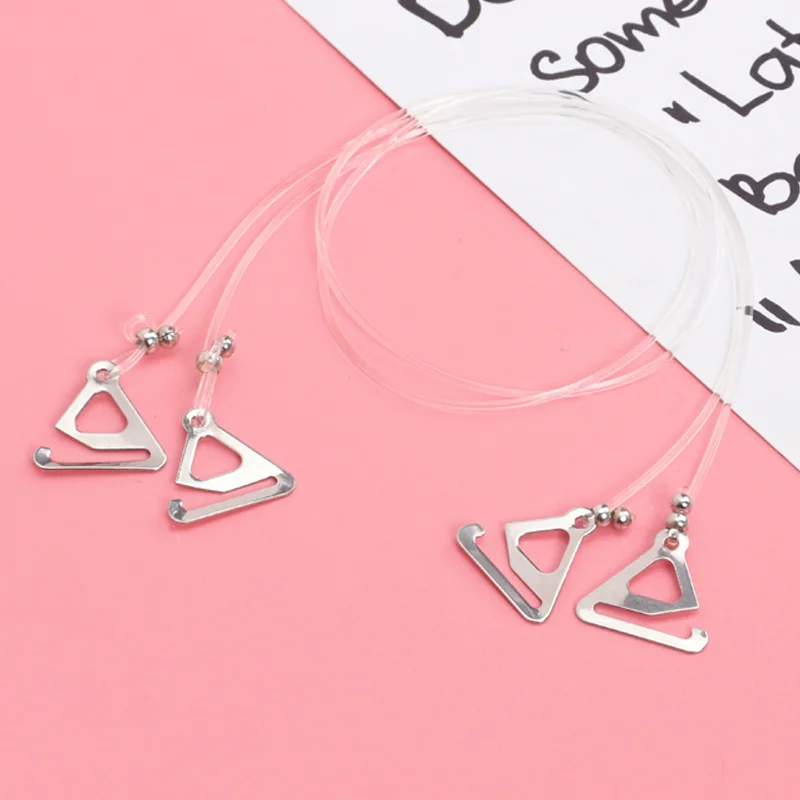 Ultra Thin Non Slip Invisible Bra Shoulder Strap Transparent Traceless Bra Accessories Straps Outside Wear Clothes Neck Summer