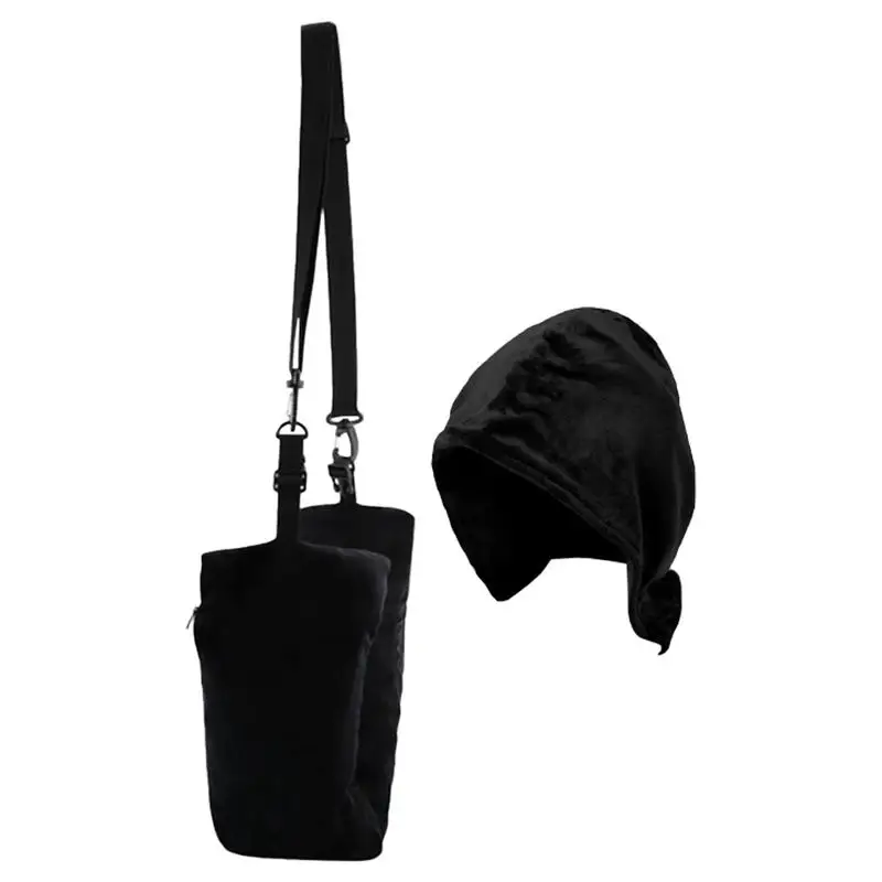 Hoodie Travel neck pillow storage bag Stuffable Neck Pillow Refillable Pillows Sleeper Hold Pillow Neck Support Car Headrest 2