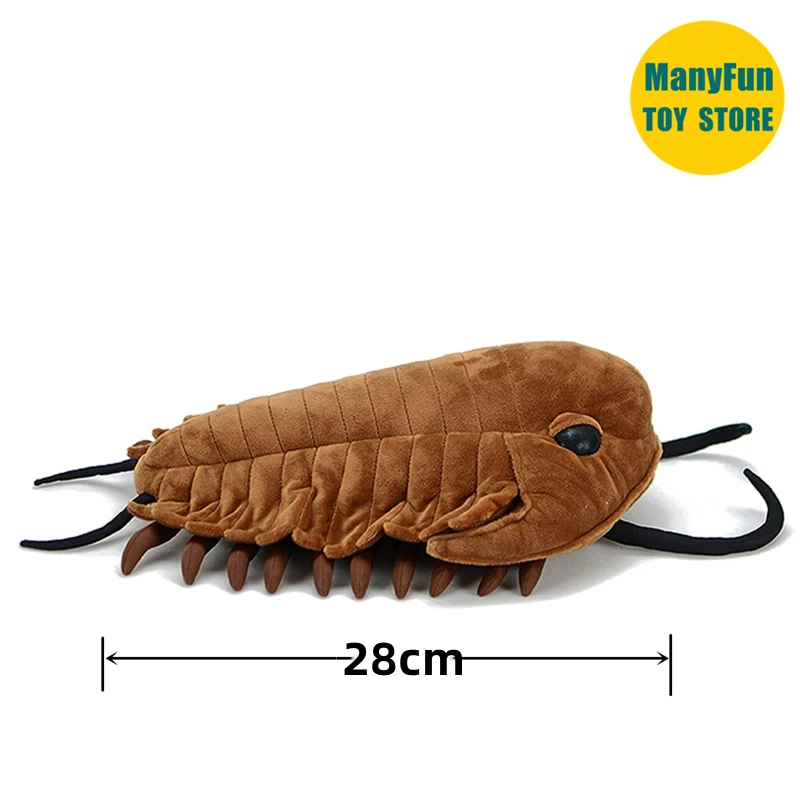Trilobite High Fidelity Anime Redlichia Plushie Redlichiida Plush Toys Lifelike Ancient Animals Simulation Stuffed Doll Toy Gift 2