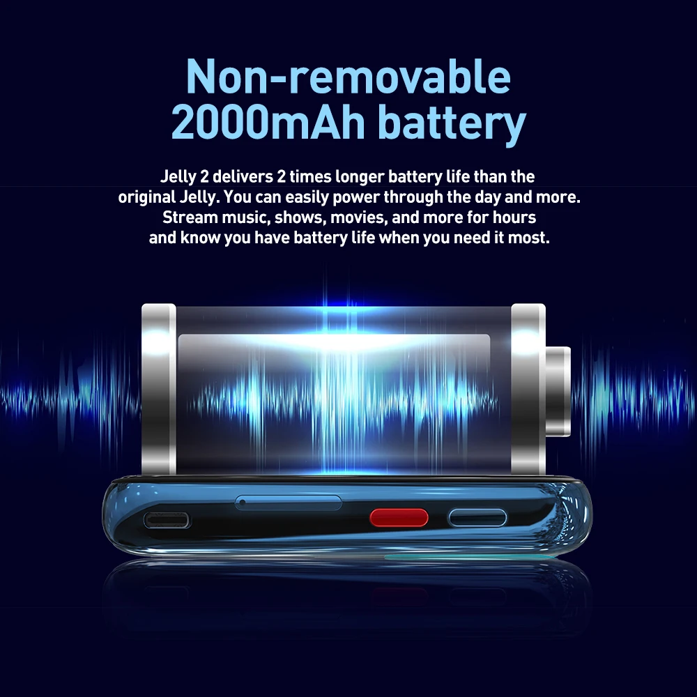 Unihertz Jelly 2 Mini 4G Mobile Phone Android 10 6GB 128GB Cellphone Helio P60 Octa Core Smartphone 16MP Camera Dual SIM 2000mAh