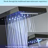LED Rainfall Waterfall Shower Head Rain Massage System with Body Jets Stainless Steel 304 Bathroom Shower Panel  Tower System 2