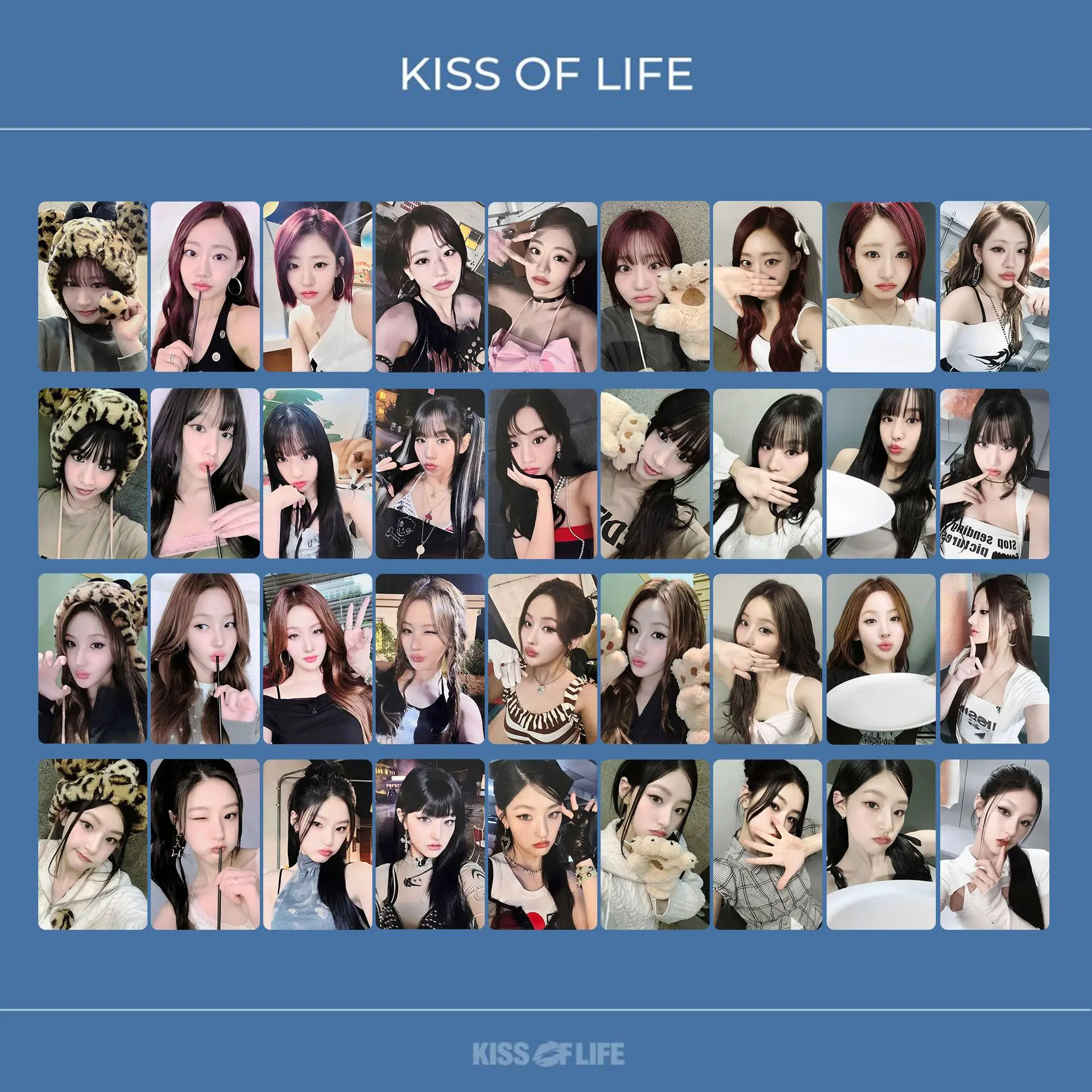 KPOP KISSOFLIFE 224 Album PhotoCard K4 Store Benefit Lucky Draw