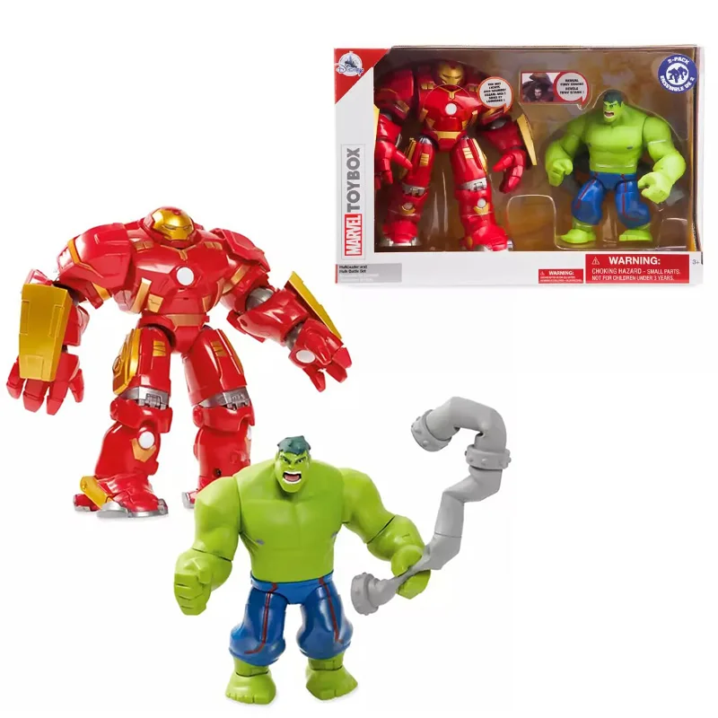 disney-marvel-toybox-hulkbuster-hulk-игрушечный-Боевой-набор-эксклюзивная-экшн-фигурка-shanghai-disneyland-Марвел-Халк-модель