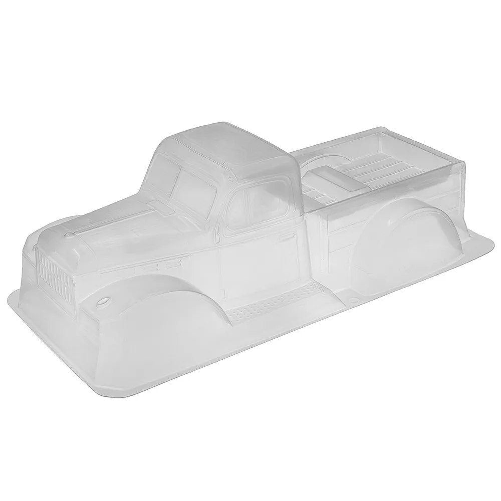 12.3inch 313mm Wheelbase Clear Pickup Body Shell Kit For 1/10 Rc Crawler Trx4 Axial Scx10 Ii 90046 Rgt 86100 Yk4101 Cc01 Tf2 