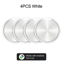 Enhanced Anti - GPS Tracker & Portable Locator Device (White - 4pcs)