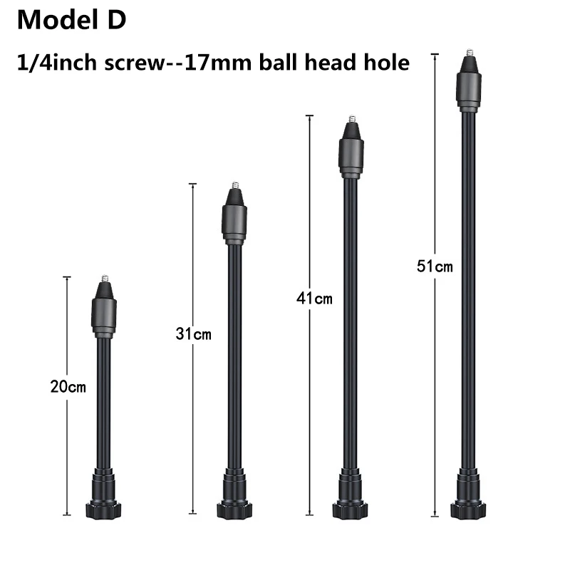 Flexible Arm Monopod Selfie Stick Rod Mount Holder Stands for Mobile Phones for Gopro Hero DJI OSMO Insta 360 Cameras Tripod