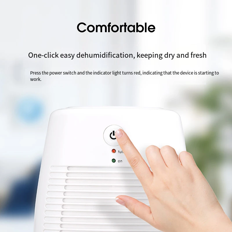 Portable Dehumidifier Air Purifier USB Mute Moisture Absorbers