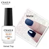 DEROI Matte Velvet Top Coat UV Gel Soak Off Varnish Semi-Permanent Nail Polish Seal Gel Polish Base Coat Nail Art Decorations 4