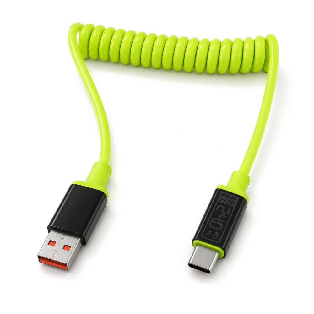 ตัวเลือกสินค้า สายชาร์จ USB-C 240W ชาร์จเร็ว ถ่ายโอนข้อมูล เข้ากันได้กับทุกอุปกรณ์