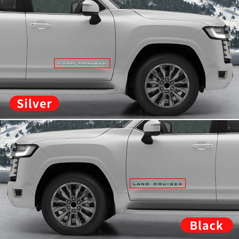 Toyota Land Cruiser 300 LC300 Engine Cover Decoration Modification Accessories FJ300 Cover Letter Sticker car body trim accessories