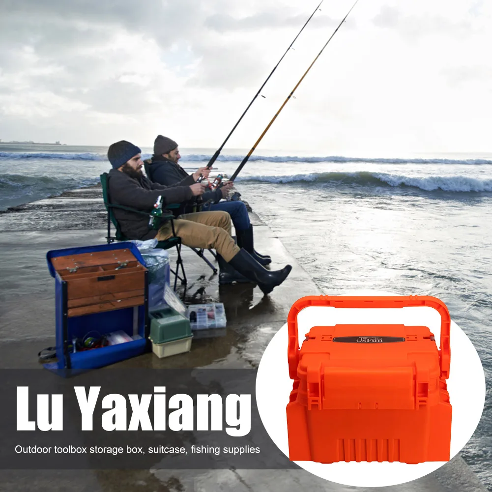 태클박스 Multifunction Big Fishing Tackle Box Anti Slip High Quality Plastic  Handle Fishing Box The Tools To Receive Sea Fishing Box