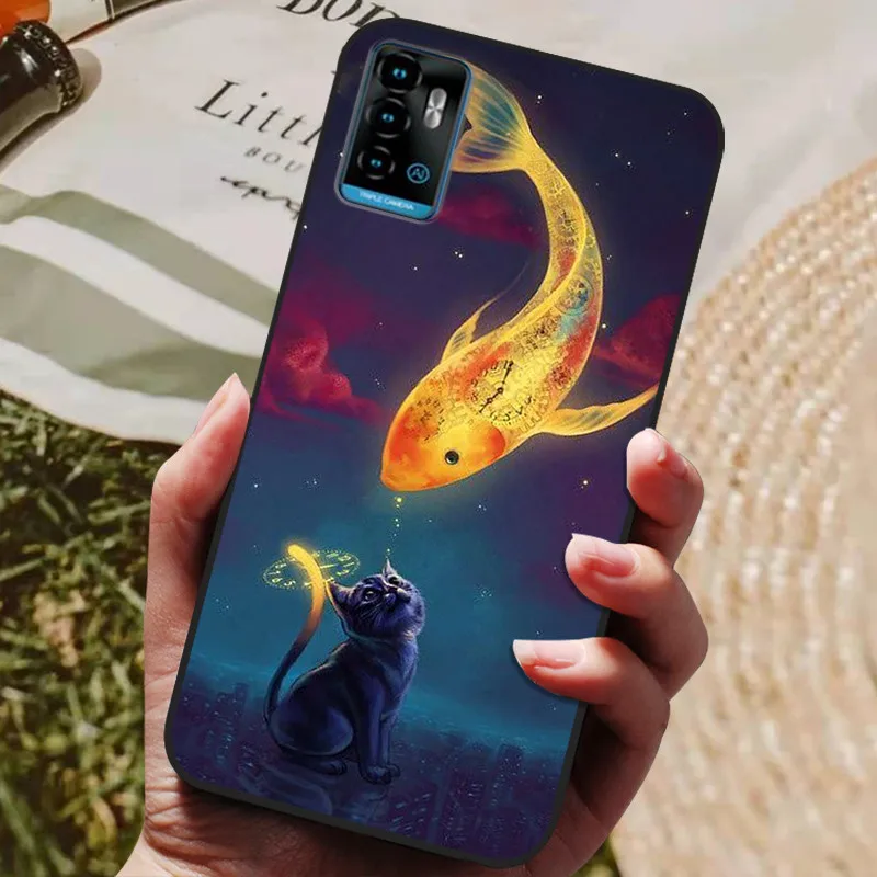 Fashion Soft Black Silicone Phone Cover - Elegant Bumper Coque s
