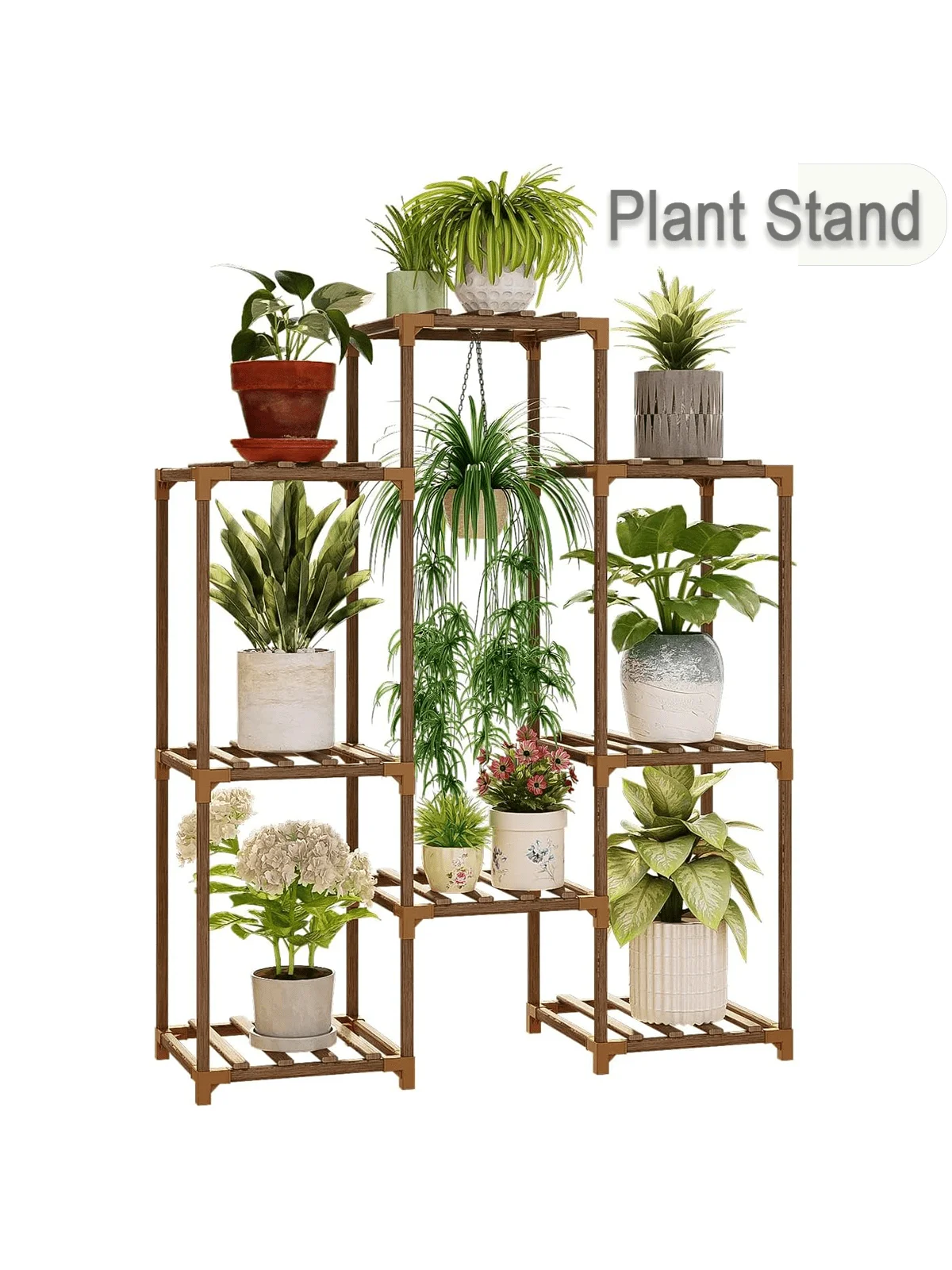 Plant Stand,Plant Stands Wood Outdoor Tiered Plant Shelf for Multiple Plants Ladder Plant Holder Table Plant Pot Stand