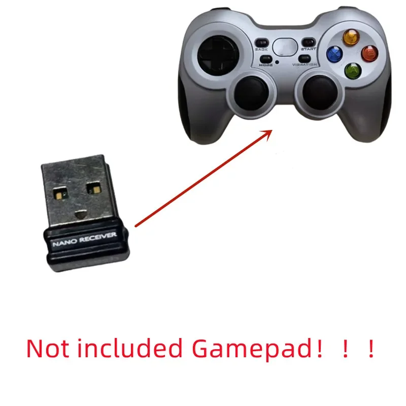 Logitech F710 무선 게임 패드 컨트롤러 수신기 동글 용 USB 나노 동글 수신기 C-U0007