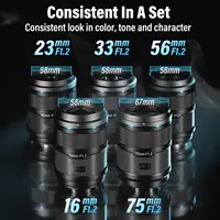 SIRUI Sniper Lens 23mm 33mm 56mm 16mm F1.2 Series APS-C Auto Focus Lens For Sony E Mount for Fuji X Mount for Nikon Z Mount 2