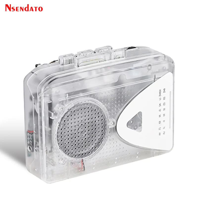 

Portable Cassette Tape Player Hifi USB Cassette Tape to MP3 Converter into PC AM FM Radio Cassette Player Recorder With Speaker