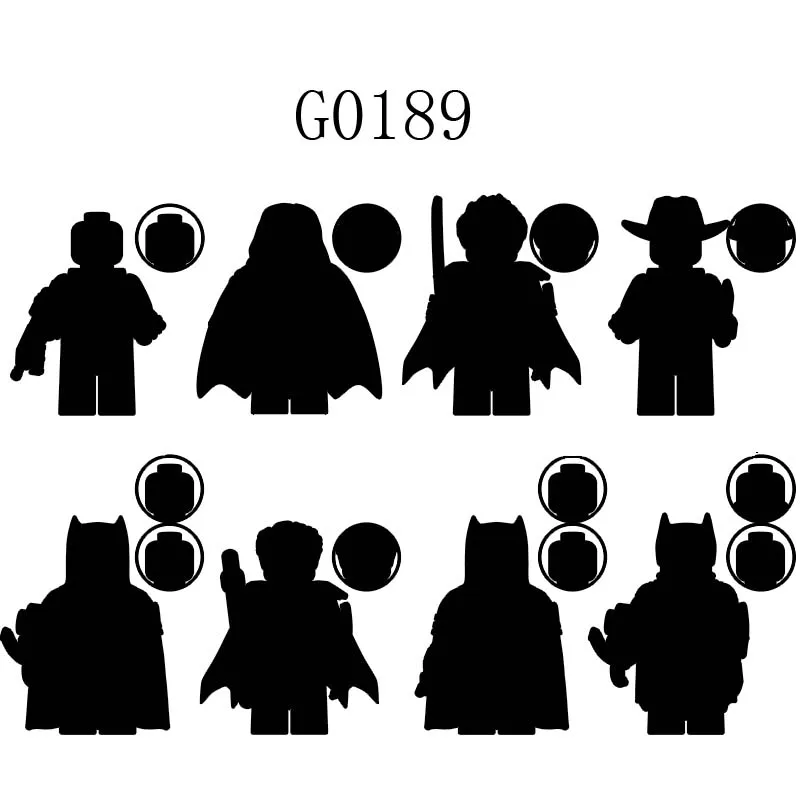 빌딩 블록 피규어 영화 크리스마스 G0189 GH0692-GH0699 G0190 GH07..