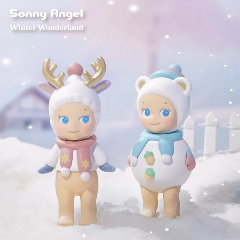 

Sonny Angel Blind Box Winter Wonderland Series Mysterious Surprise Box Figure Anime Model Guess Bag Dolls Kids Xmas Gift Toy