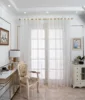 1PC Minimalist INS Small Fresh Embroidered Window Screen Curtain Plain Polyester Dandelion 4