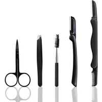 Summer Eyebrow Razor, 5 in 1 Eyebrow Kit, Professional Eyebrow Grooming Set, Eyebrow Trimmers Set for Women and Men 2