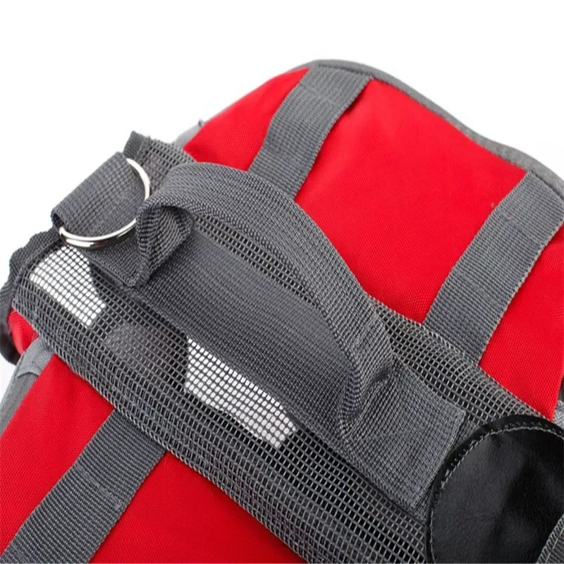 Pet Outdoor Backpack Large Dog Reflective Adjustable Saddle Bag Harness Carrier for Travel Hiking Camping