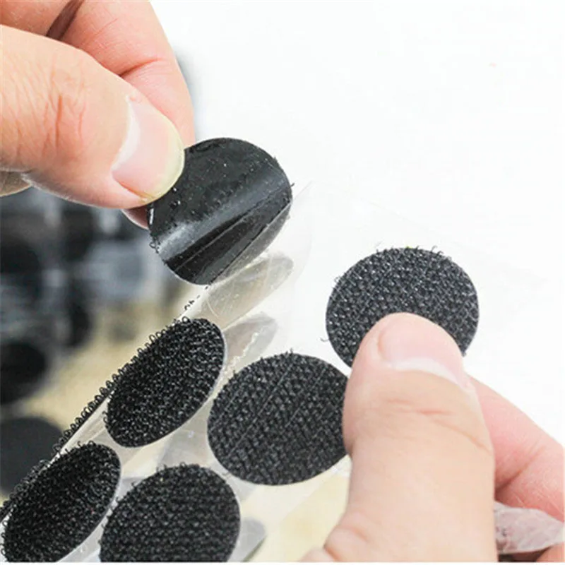 Dot Sticker Self Adhesive Fastener Hook and Loop Tape 10/15/20/30mm Belcro Adhesivo Strong Glue Sticker Doule Side Tape