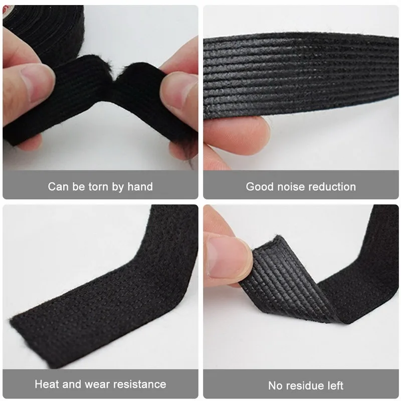 Adhesive Cloth Tape 15M Heat Resistant Automotive Tape For Car Cable Harness Wiring Fabric Loom Electrical