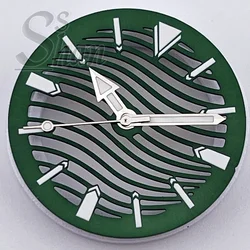 29mm Skeletonized Dial with C3 Luminescence - Available in Black, Blue, Green, and Silver (2 green)