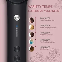New Hair Straightener Quick Heated Electric Hot Comb Hair Straightener Professional Mini Negative Ion Hair Care Hairstyle Brush 4