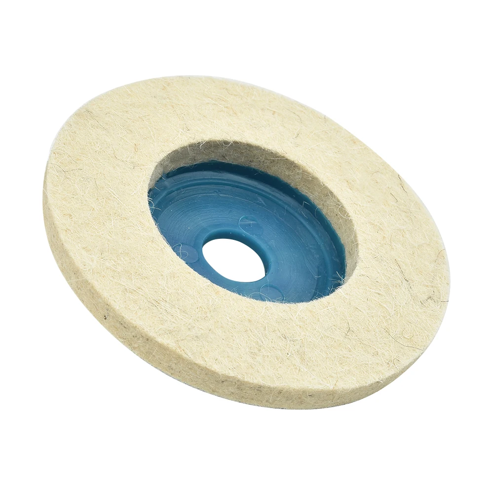 

100mm 4inch Car Polishing Disc Wool Felt Abrasive Buffing Wheel Grinding Sanding Polishing Disc Pad For Angle Dremel Rotary Tool