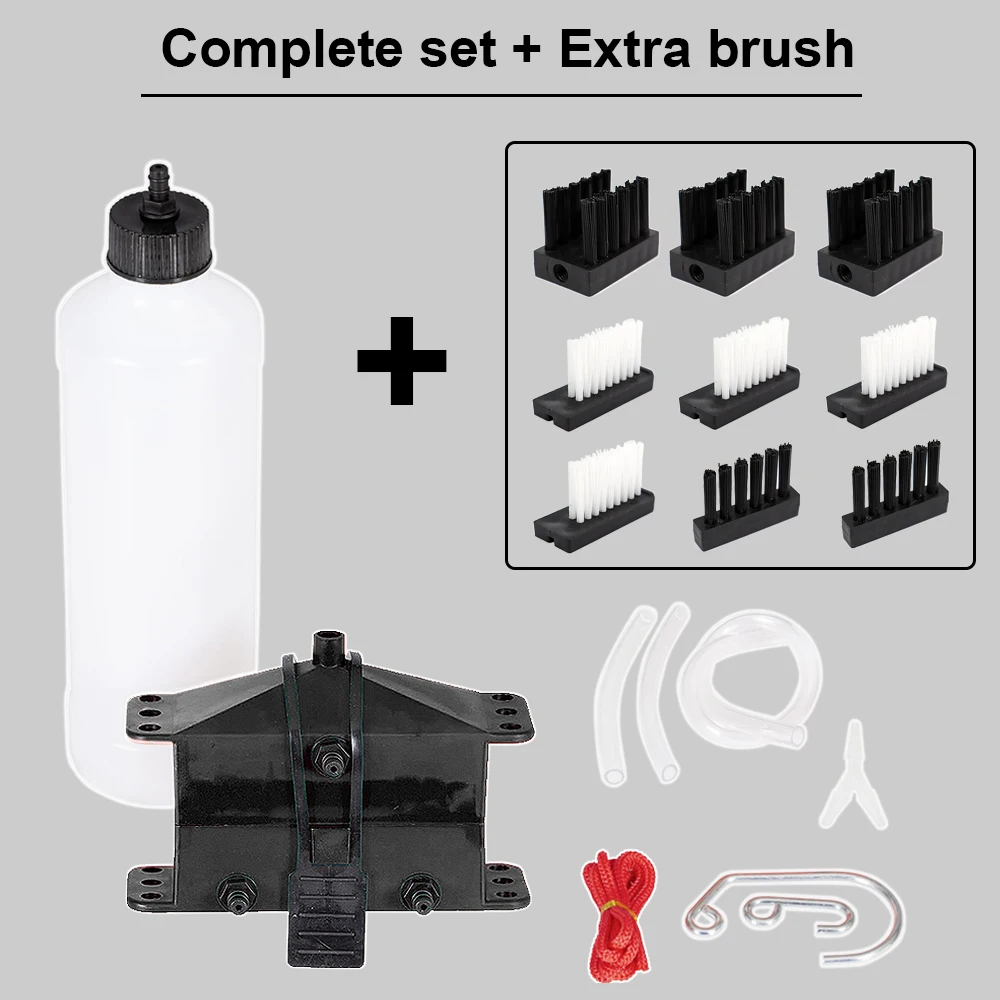 New Chain Cleaner Motorcycle Tools for Motorbike Chains Cleaning Machine Kit for Yamaha Ducati Honda Suzuki Kawasaki Ktm Aprilia