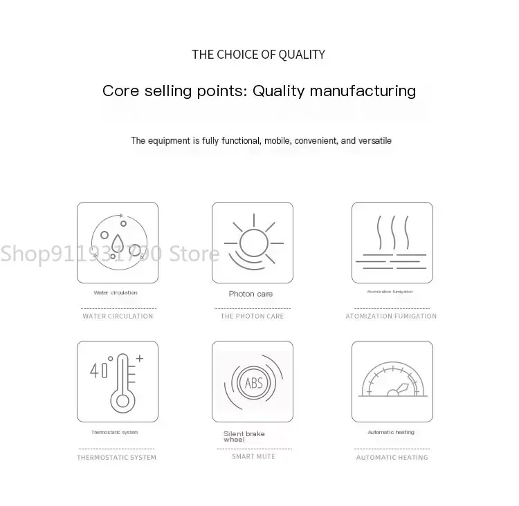 Description Picture 2 of itemWater Circulation Shampo Chair Sink Fashion Stylist Head Spa Hair Wash Basin Chair Move Shampouineuse Salon Furniture MQ50XF