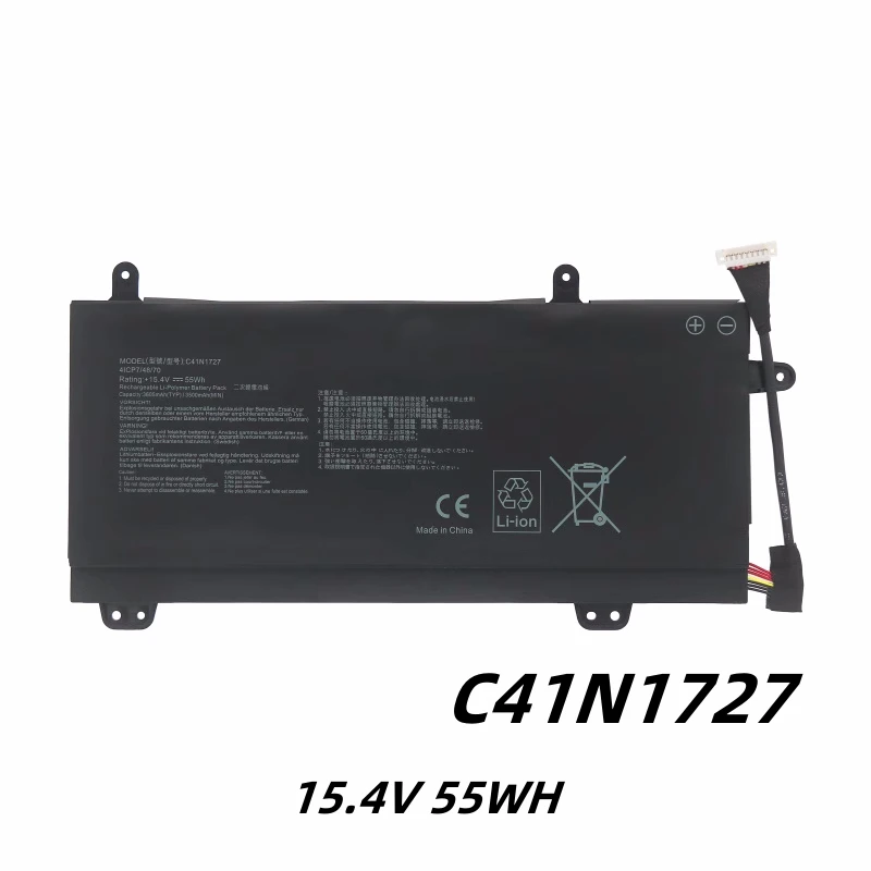 

C41N1727 15.4V 55WH Laptop Battery For Asus ROG Zephyrus M GM501 GM501G GM501GM GM501GS GU501 GU501GM 0B200-02900000