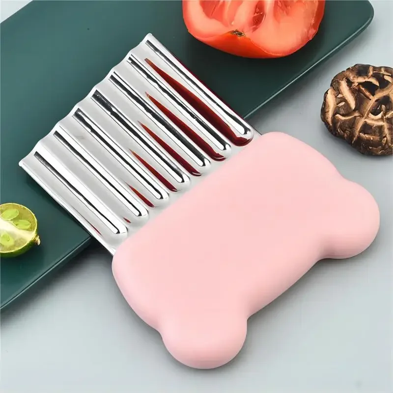 Stainless steel Bear potato cutter Potato wave cutter French fries Wave Kitchen