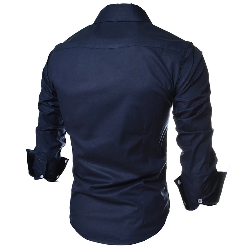 Pánská pruhované kosile dlouhé rukáv krám štíhlý vhodný pánský košile černá bílý 2022 sociálních oblečení camisa masculina vetement homme