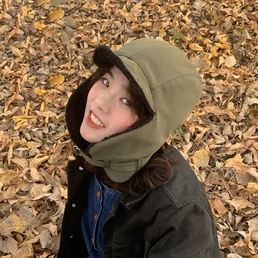 

Ветрозащитная зимняя ушанка, новая теплая утолщенная шапка авиатора для езды на северо-востоке, Русская Шапка Lei Feng