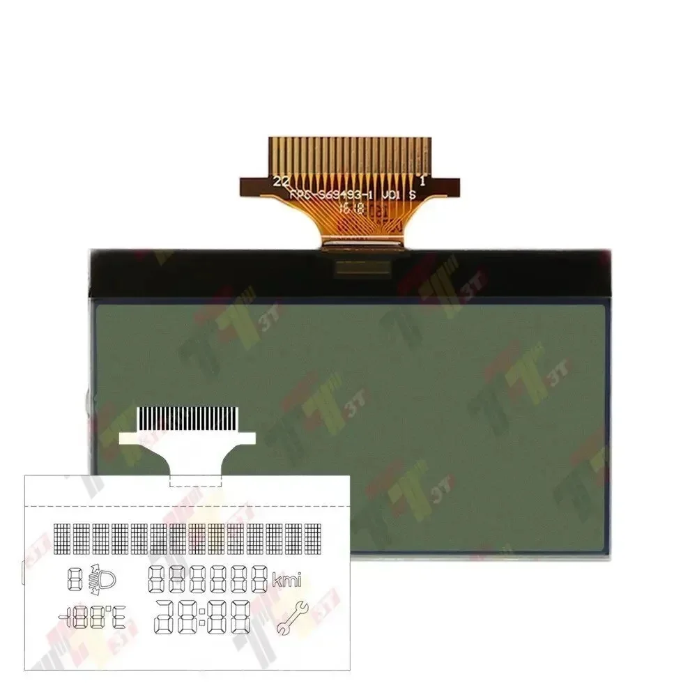 Display LCD Per Fiat Punto E Modelli Compatibili - Sostituzione Diretta Del Cruscotto - Foto 6