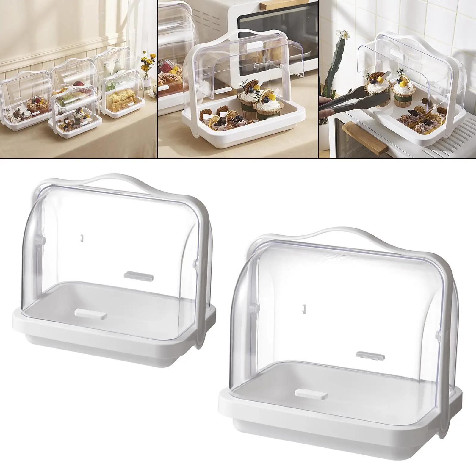Portable Transparent Drying Tray High Capacity Nursing Bottle Organizer Box for Bathroom Kitchen Cosmetic Baby Products Shampoo